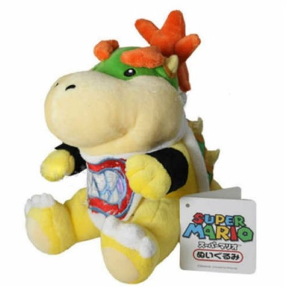 Bowser Jr and Dry Bowser Jr plush Set Stuffed Animal 2 pcs 7" - Picture 2 of 5